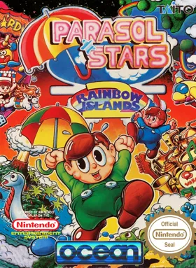 Parasol Stars - Rainbow Islands II (Europe) box cover front